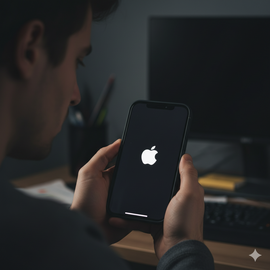 IPhone 15 Plus stuck on Apple logo repair at Apple Center Bangladesh – Professional boot loop fix Eastern Plaza Dhaka with data safety