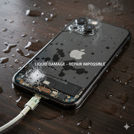 IPhone 16 Liquid Damage Repair Service With Water Exposure And Corrosion On Internal Components
