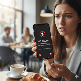 Iphone 16 Microphone Not Working Problem Illustration Showing Audio Input Malfunction On Device