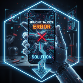 IPhone 14 Pro Error Solution With Professional Repair And Troubleshooting Service.