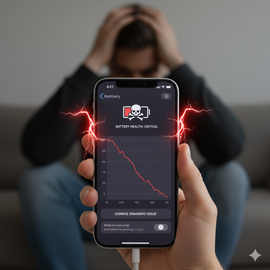 IPhone 15 Pro Max charge draining issue repair Apple Center Bangladesh – Fast battery drain fix Eastern Plaza Dhaka 24-48 hour data-safe warranty service