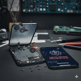 iPhone 16 Plus Taptic Engine Issue Showing Vibration Malfunction And Haptic Feedback Failure.