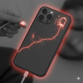 iphone 17 Plus Charge Draining Issue Showing Rapid Battery Depletion And Power Loss During Usage.