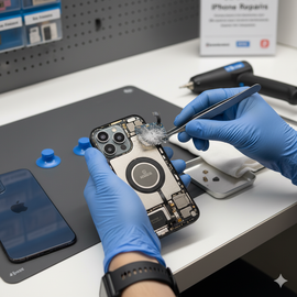 iPhone 15 Pro এর পেছনের গ্লাস পরিবর্তন সার্ভিস Dhaka