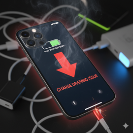 Fix iPhone 15 Pro battery draining fast issue at Apple Center Bangladesh – expert diagnostics for charge problems, iOS optimization, and genuine repairs in Dhaka