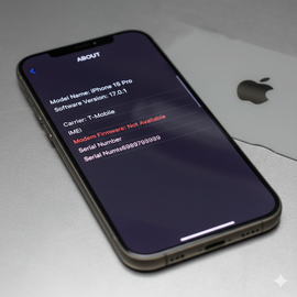 iPhone 15 Pro No Modem Firmware Repair Service by Apple Service Bangladesh