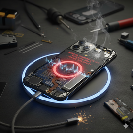 iPhone 15 Pro wireless charging issues repair service by Apple Service Bangladesh - fast fix in Dhaka