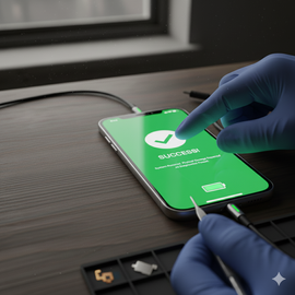 IPhone 16 Plus Error Solution Image Showing Troubleshooting And Repair Process.