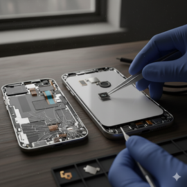 IPhone 16 Plus Front Camera Replacement Service In Bangladesh.