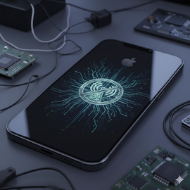 iPhone 16 Plus No Modem Firmware Showing On Screen.