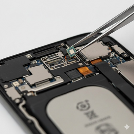 iPhone 16 Plus Proximity Sensor Replacement Showing Genuine Apple Parts And Professional Repair Service.