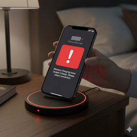iPhone 16 Plus Experiencing Wireless Charging Issues On Charging Pad.