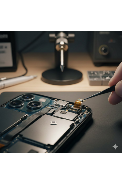 iPhone 16 Pro Max Proximity Sensor Replacement Showing Detailed Repair Process.