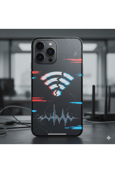 iPhone 16 Pro Max Wifi Issues Troubleshooting And Connectivity Problem Illustration.