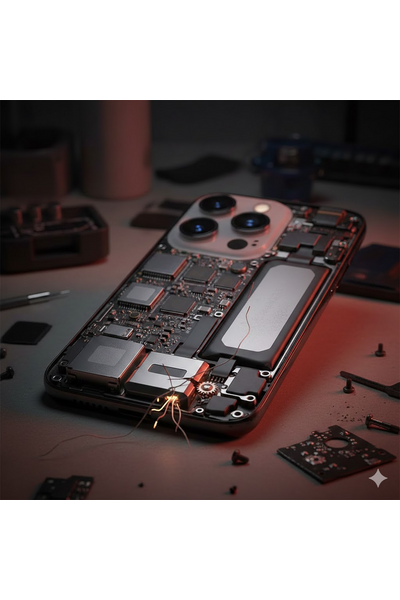 iPhone 16 Pro Taptic Engine repair, vibration motor failure, haptic feedback fix Dhaka.