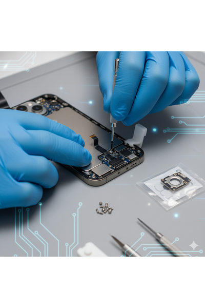 IPhone 14 Pro Ear Speaker Replacement Showing Genuine Part And Professional Repair Service.