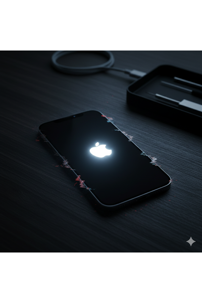 iPhone 14 Pro Max Stuck In Boot Loop Issue Showing Restart Screen.