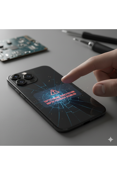 IPhone 14 Pro Taptic Engine Issue Showing Vibration Malfunction And Haptic Feedback Problem.