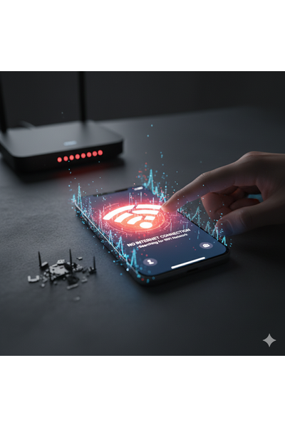 iPhone 14 WiFi Issues Troubleshooting And Connectivity Problem Illustration.