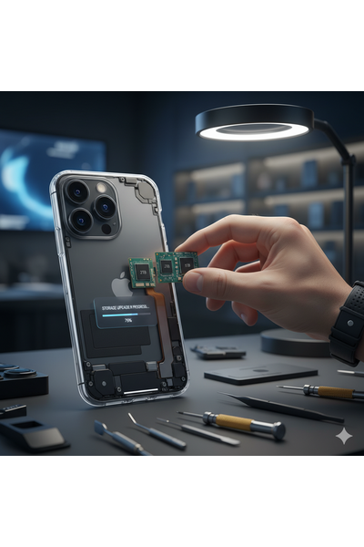 iPhone 15 Pro Max Storage Upgrade Service With Enhanced Capacity And Professional Installation.