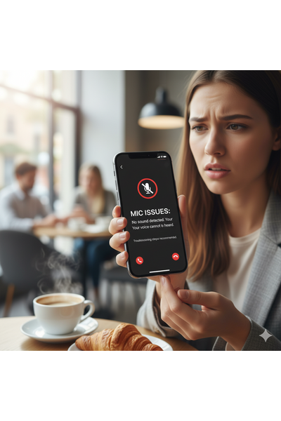 Iphone 16 Microphone Not Working Problem Illustration Showing Audio Input Malfunction On Device