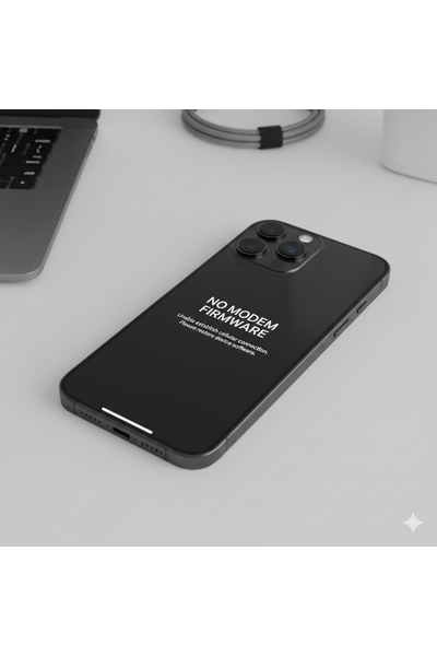 IPhone 16 Pro Max No Modem Firmware Displayed On Screen.