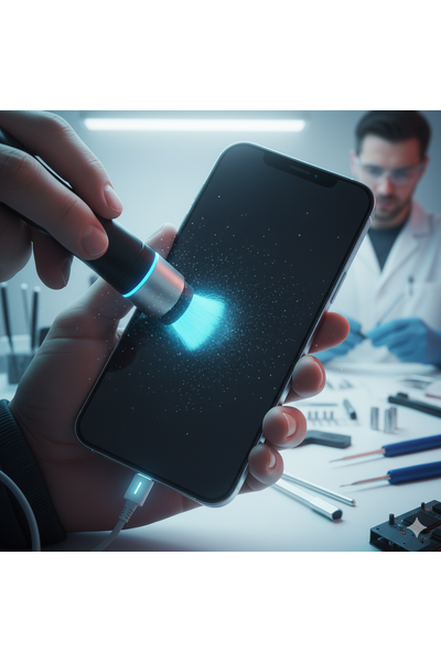 iPhone 17 Cleaning Service Showing Professional Device Maintenance And Polishing For Optimal Performance.