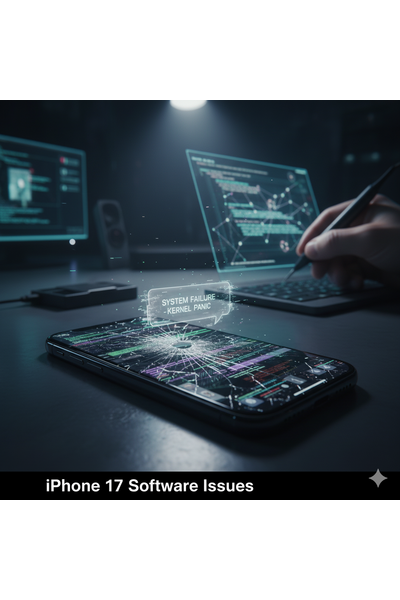 IPhone 17 Software Issues Showing Error Message On Screen.