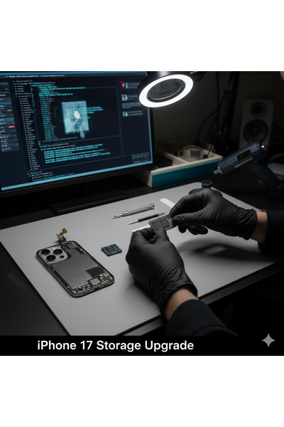 IPhone 17 Storage Upgrade Showing Expanded Memory Capacity And Premium Performance Enhancement.