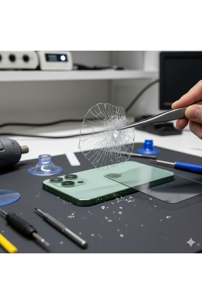 IPhone 15 Plus Back Glass Cracked ইস্যু ফিক্স | জেনুইন গ্লাস রিপ্লেসমেন্ট সার্ভিস