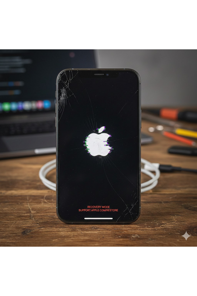 IPhone 15 Pro Stuck On Apple Logo Screen.