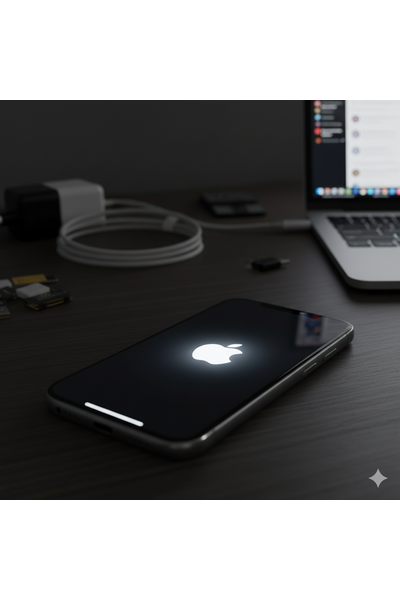 iPhone 16 Plus Stuck In Boot Loop Error Screen.