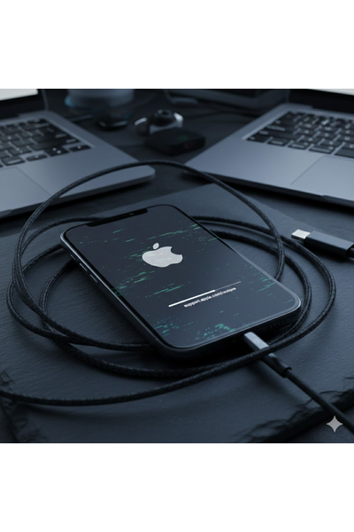 IPhone 16 Pro Stuck On Apple Logo Screen Display.