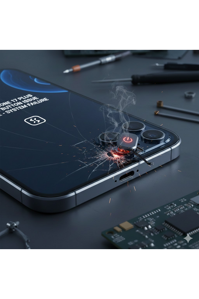 IPhone 17 Plus Power And Volume Button Issue Showing Device Repair Problem.