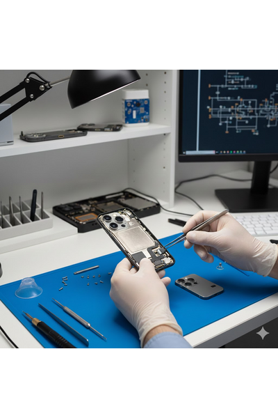 iPhone 14 Charging Dock Replacement Service showing the Lightning Port and Connector Assembly Used to Fix Charging and Connectivity Issues.