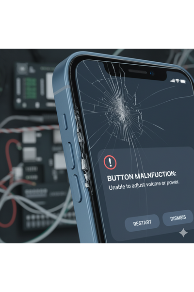 IPhone 14 Plus Button Issue Showing Faulty Power And Volume Buttons.