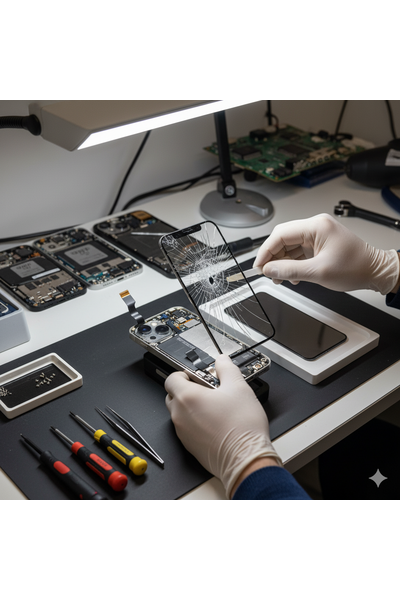 iPhone 15 Pro upper glass replacement service by Apple Service Bangladesh - premium repair in Dhaka