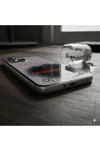 IPhone 16 Plus Liquid Damage Showing Water Exposure And Internal Component Corrosion.