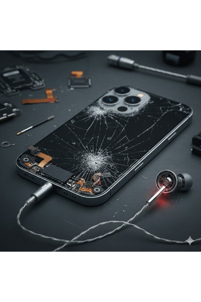 iPhone 16 Pro Audio Issue Troubleshooting And Sound Problem Fix Illustration.