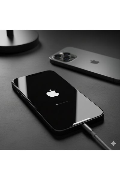 IPhone 16 Pro Stuck In Boot Loop Showing Apple Logo On Screen.