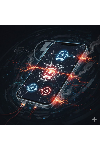 iPhone 16 Pro Power Issues Showing Battery Drain, Charging Problem, And Device Not Turning On.